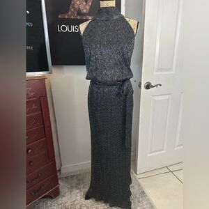 🆕Glamour Black/Silver Evening Dress